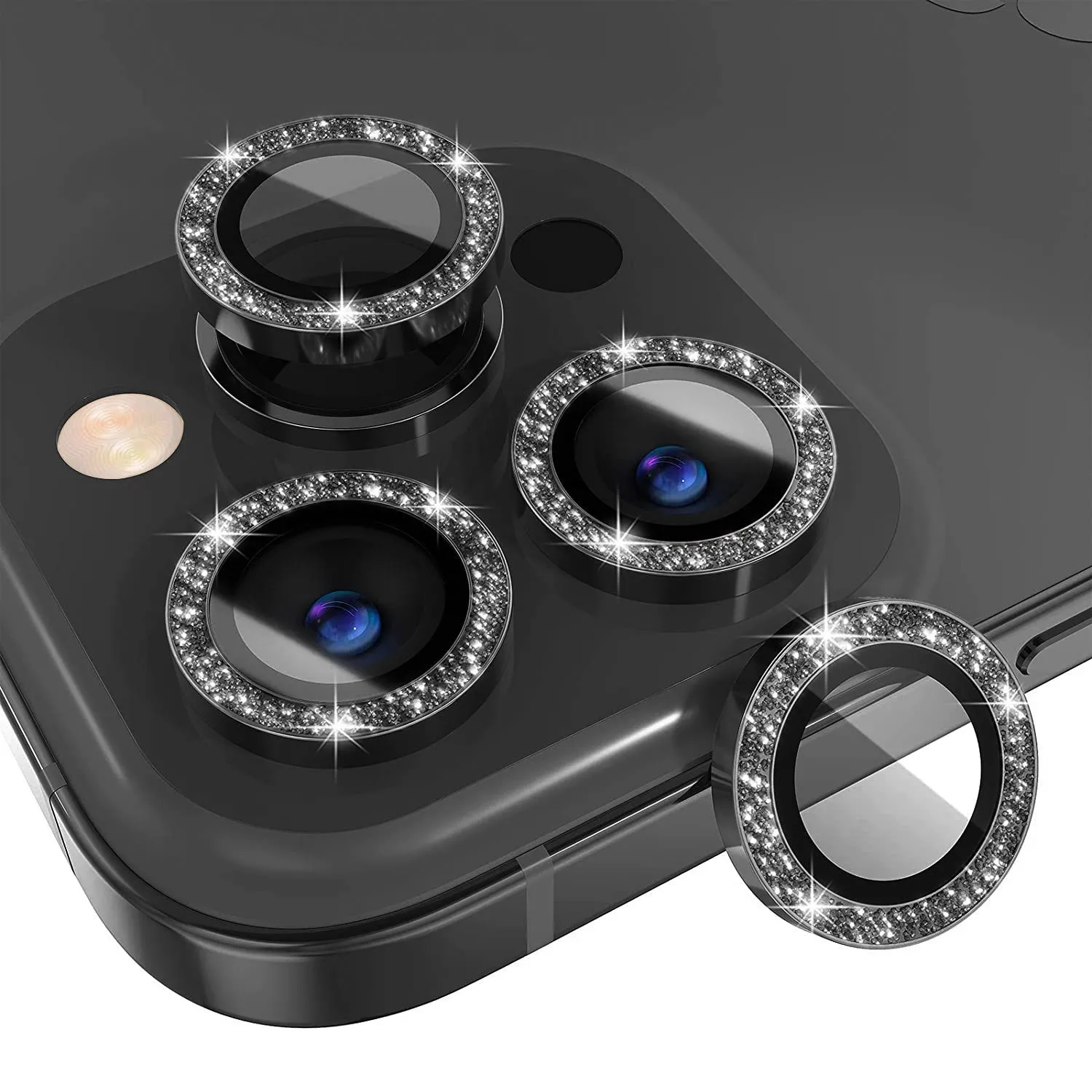 Tough On iPhone 14 Pro / Pro Max Rear Camera Lens Diamond Graphite