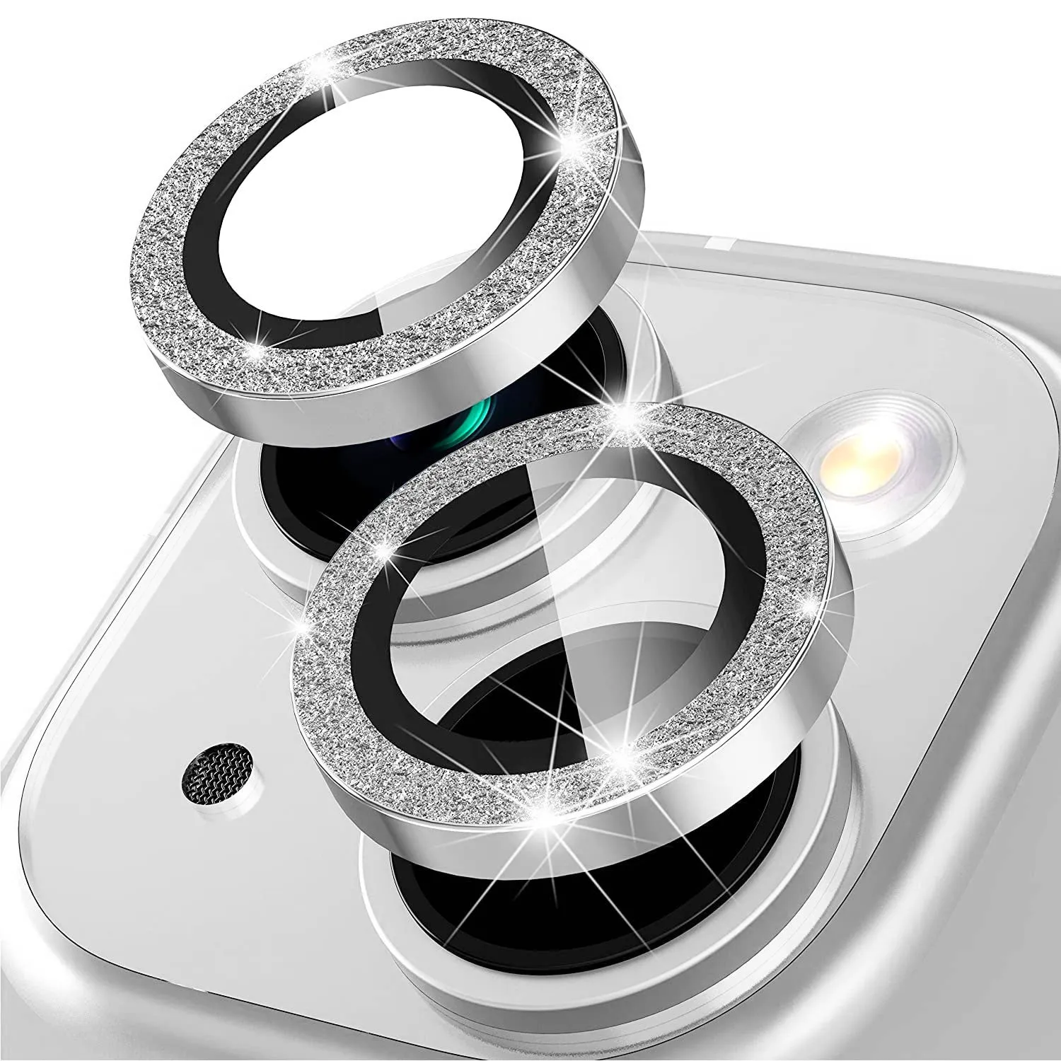 Tough On iPhone 15 Camera lens Protector Tempered Glass Individual Ring