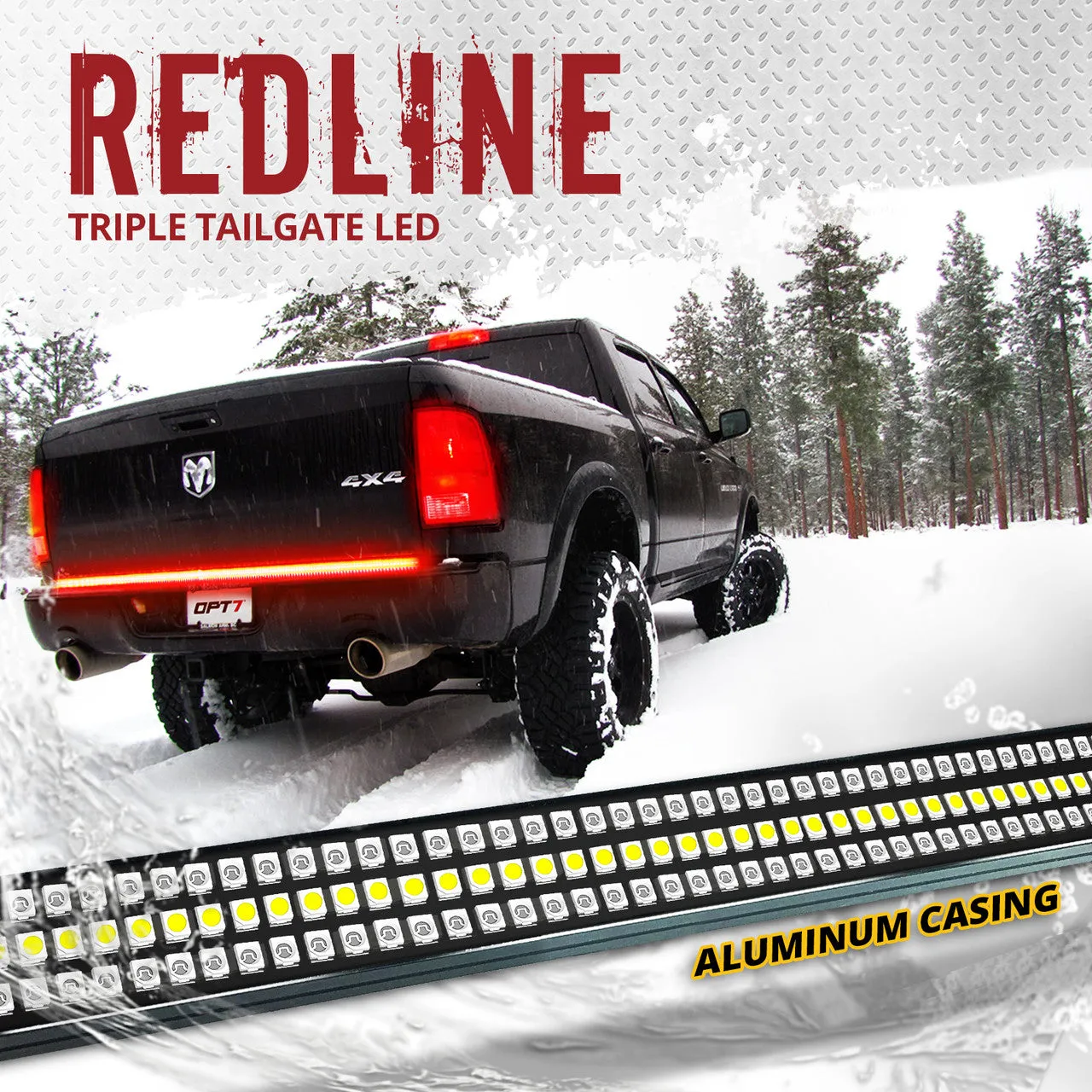 Triple Tailgate Bundle: Triple Tailgate   Quantum Rock Light  LED Grille Lighting w-Bluetooth