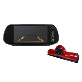 Universal Brake Light Camera Kit With Mirror Monitor Bx1