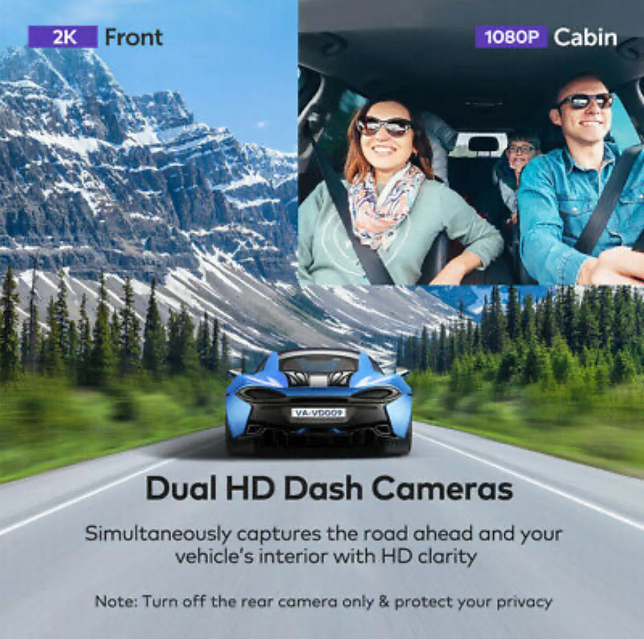 VAVA VD009 Dual Dash Cam