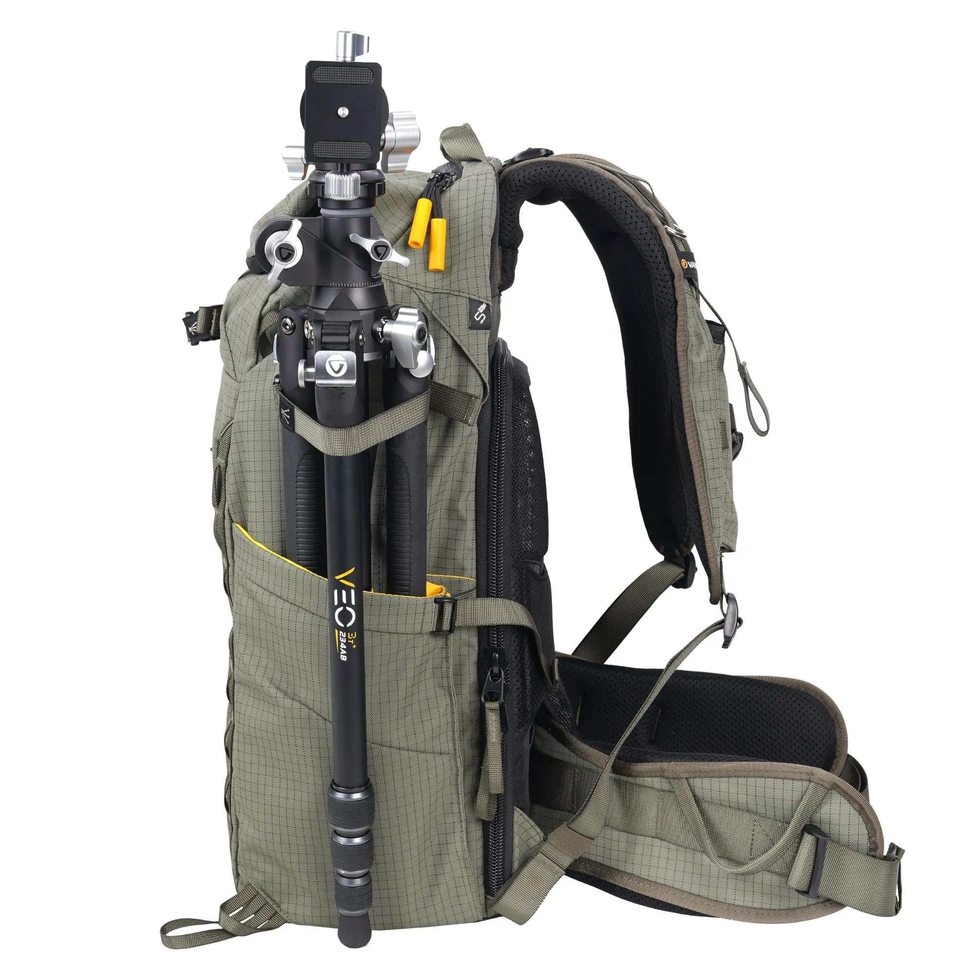 VEO Active 49 35 Litre Trekking Backpack - For Pro DSLR/Pro Mirrorless Body With Grip - Green