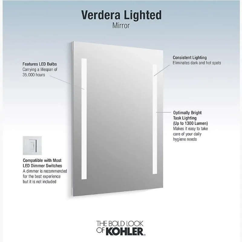 Verdera LED Mirror (24" x 33" x 2")