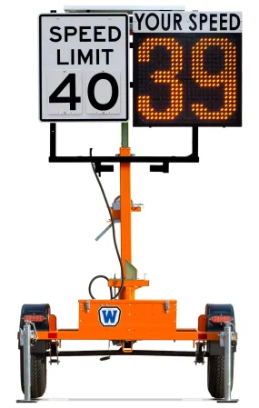 Wanco Vertical Mast Radar-Speed Trailer