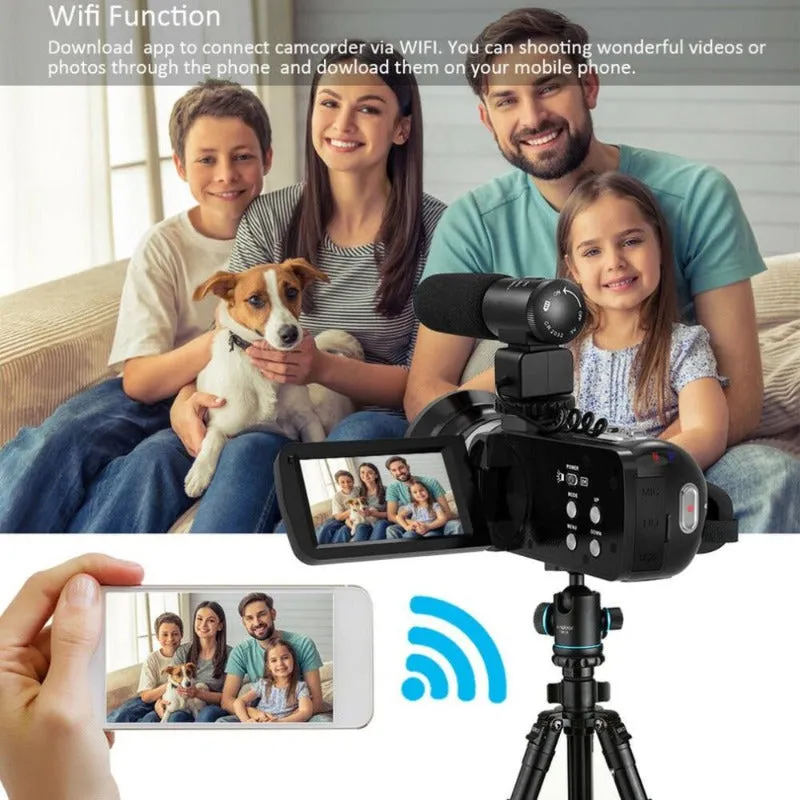 Wi-Fi Touch Screen Camcorder Recorder