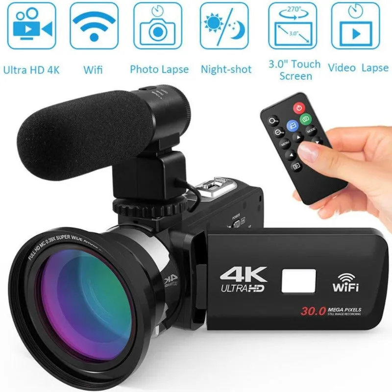 Wi-Fi Touch Screen Camcorder Recorder