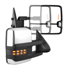 YITAMOTOR® 2003-2006 Chevy Silverado/GMC Sierra/Cadillac Escalade Towing Mirrors, Power heated w/ Turn Signal