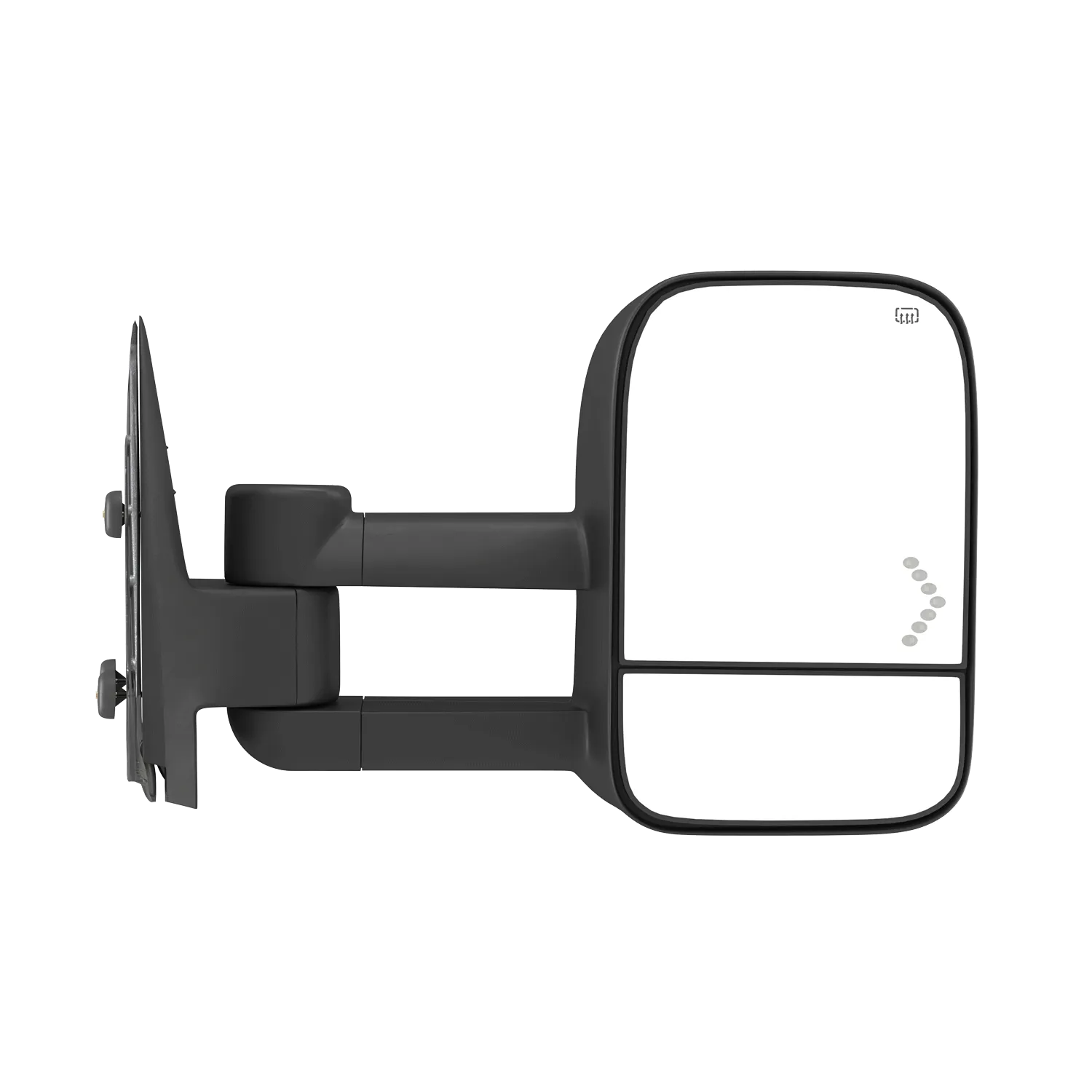 YITAMOTOR® 2007-2013 Chevy Silverado GMC Sierra Cadillac Yukon Towing Mirrors, Power Heated w/ LED Turn Signal